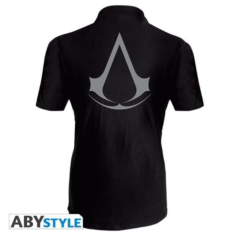 Polo Homme - Assassin's Creed - Crest - Noir - Taille Xl
